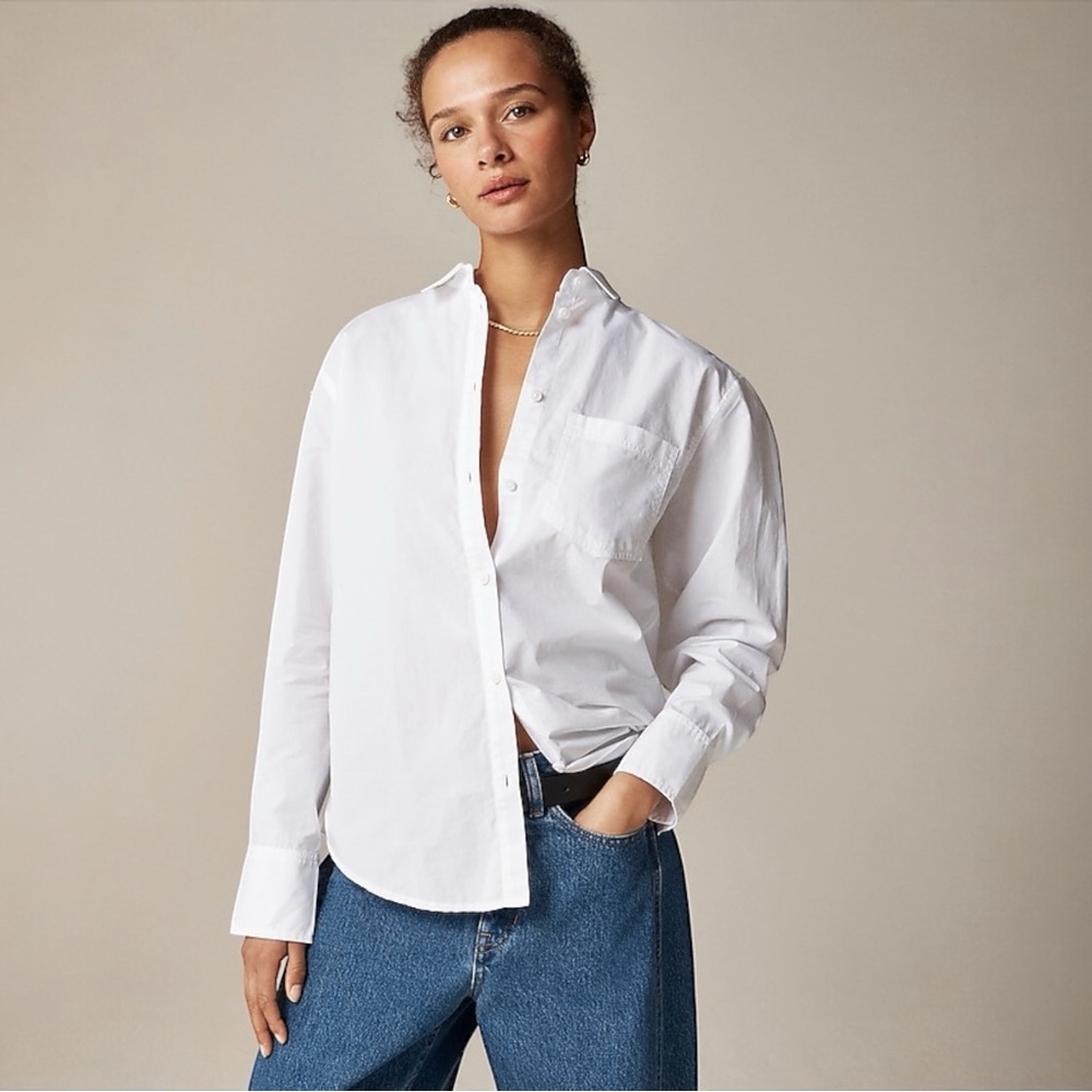 J. Crew Garçon Classic Shirt in Cotten Poplin